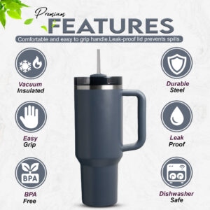 40oz large capacity – perfect for all-day hydration